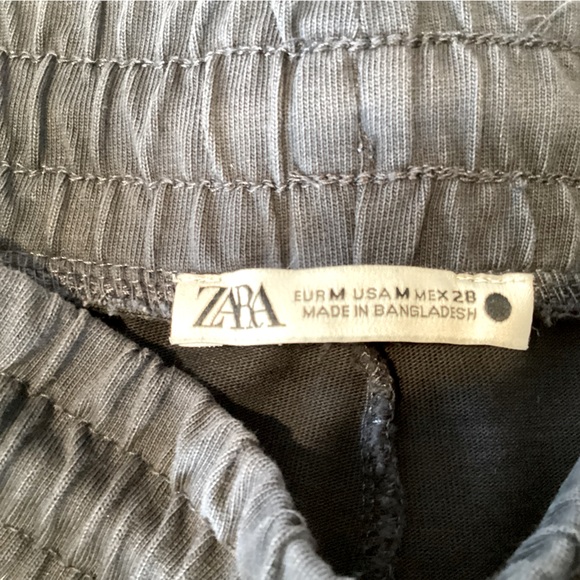Zara Thick Cotton Wide Led Opening Sweatpants M - Picture 6 of 11